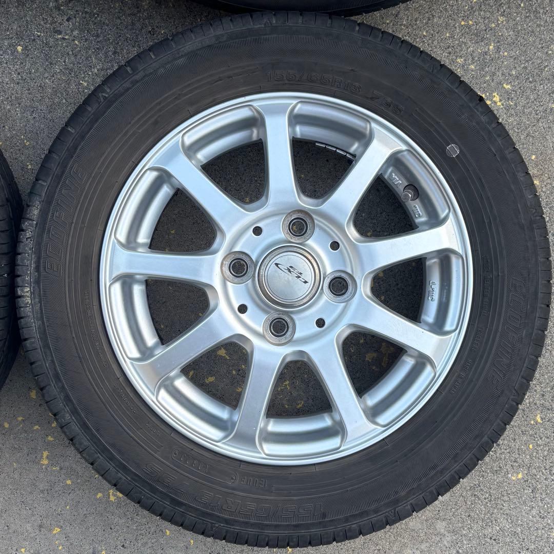 タイヤ・ホイールセット13インチ 155/65R13 73S