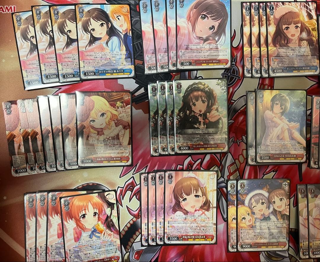 ヴァイスシュバルツ　デレマス　旧弾パーツ