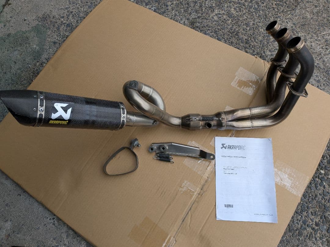 Akrapovic アクラポビッチフルエキレーシングライン　MT09RN34J用