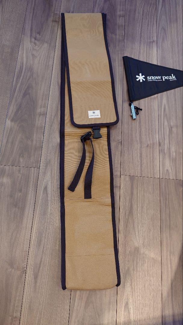 スノーピーク( peak) UG-445 タープフラッグ とポールケース
