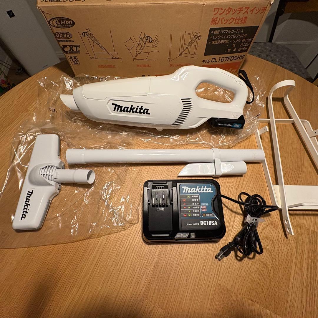Makita スティッククリーナー CL107FDSHW 本体 +別売スタンド付