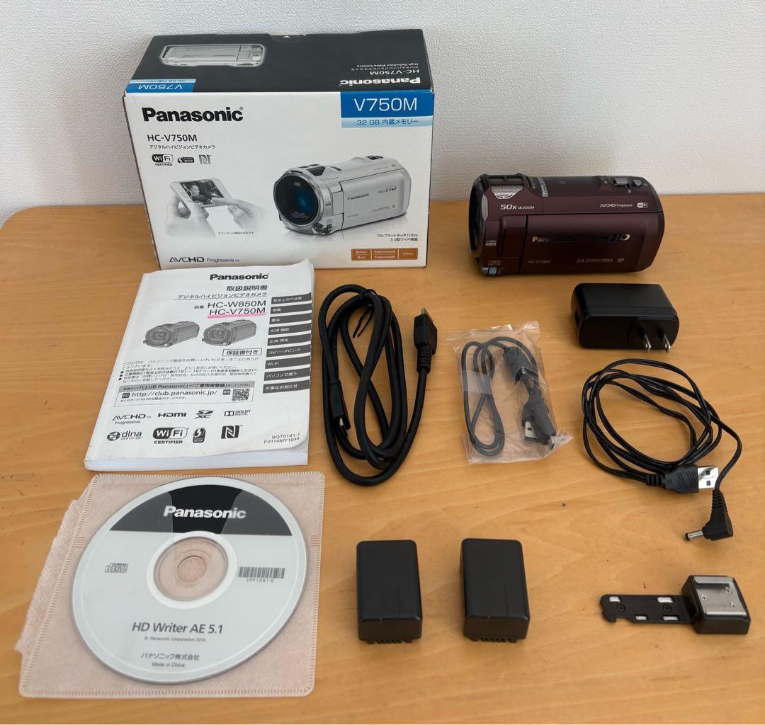Panasonic HC-V750M ビデオカメラ 本体