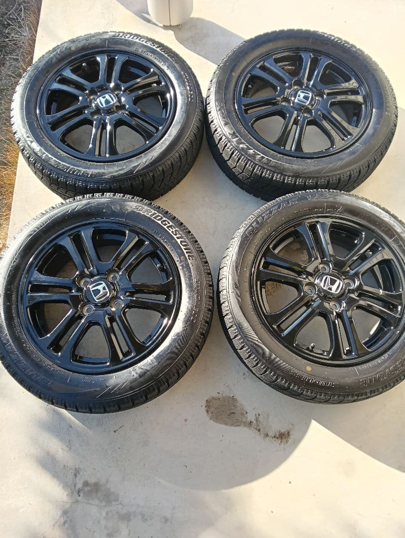 はるさま②ブリヂストンスタッドレスタイヤセット155/65R14 14インチ