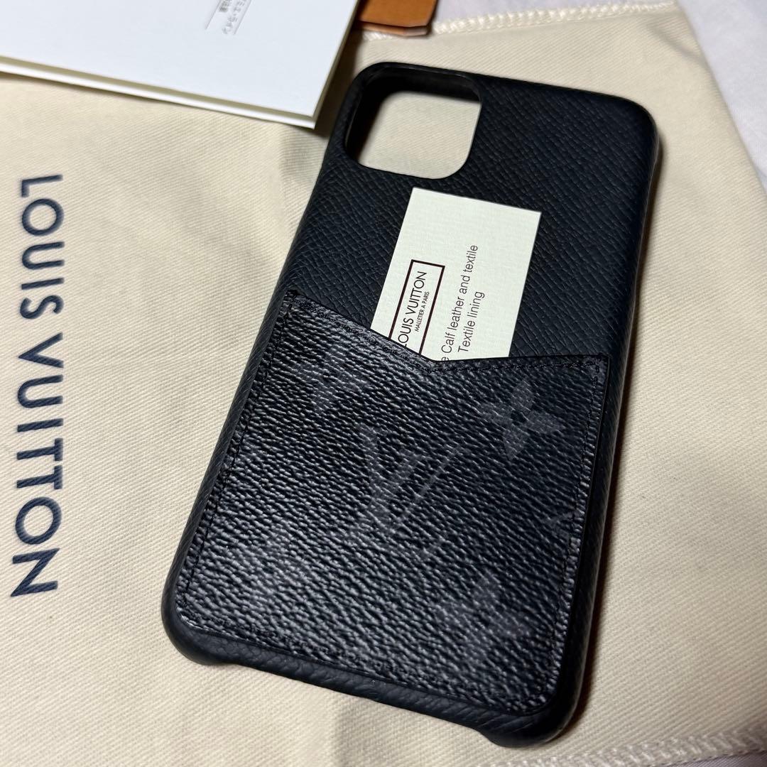 【レシート画像有】ルイヴィトン iPhone11 ケース モノグラム エクリプス