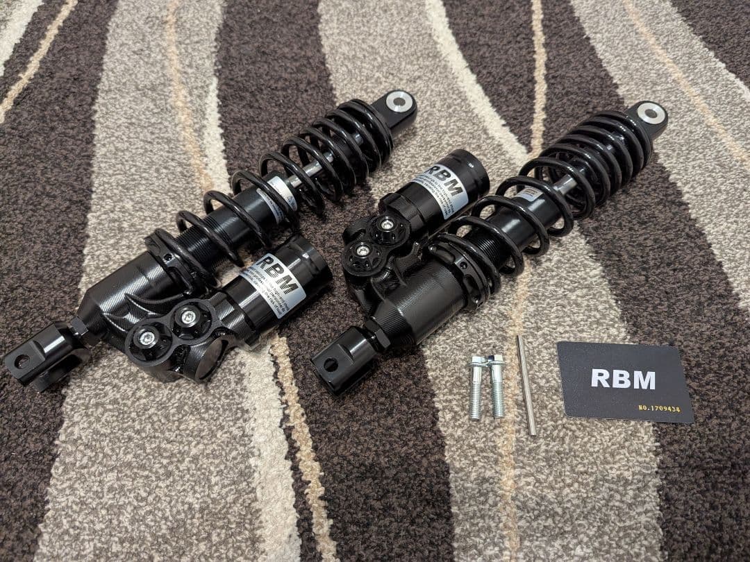 RBM HighEndモデル　レーシングサスペンション 2個セット　ブラック