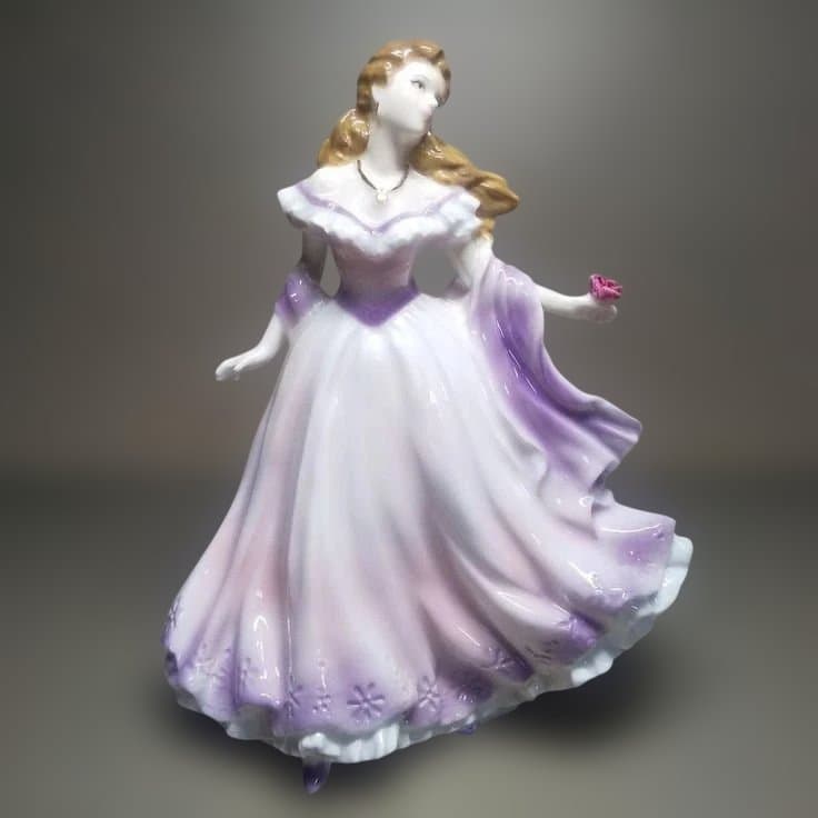  WORCESTER：レイチェル フィギュリン 陶器 置物