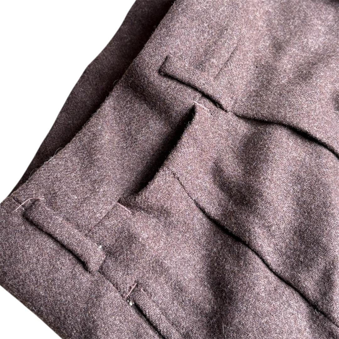 50s ウールスラックス ブラウン ロカビリー