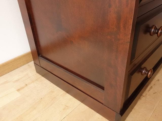 北海道民芸家具　整理タンス　チェスト　再塗装済　ＵＳＥＤ