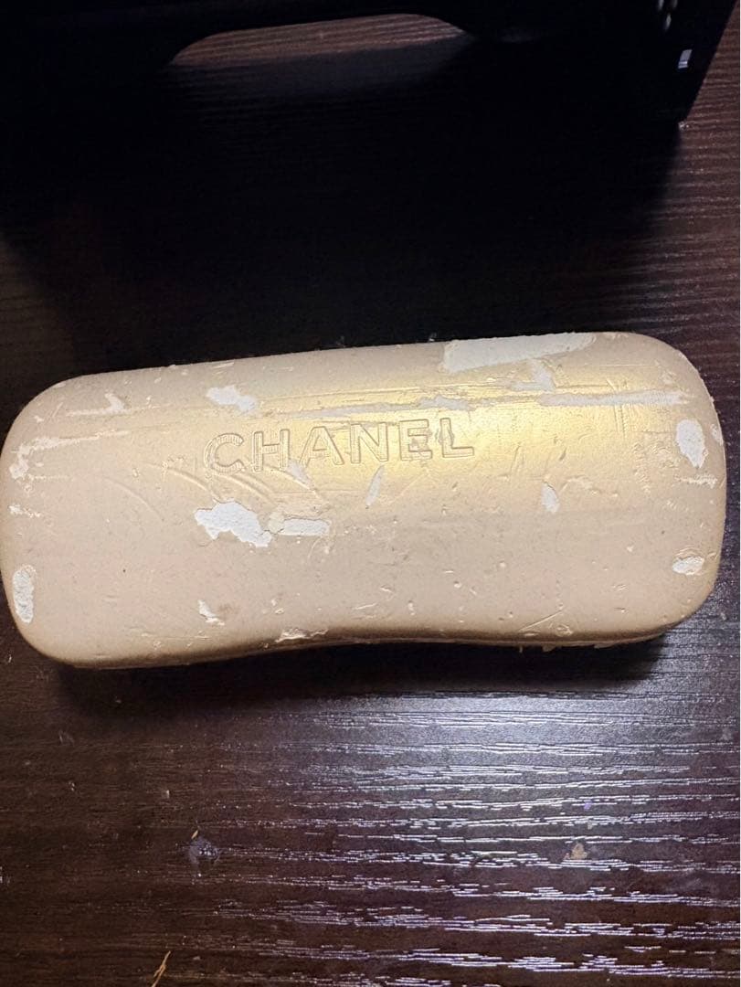 Chanel ブラウン スクエア サングラス