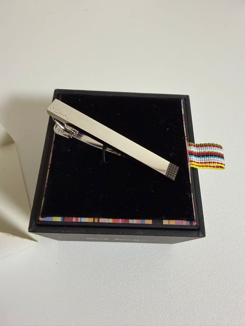 【美品】Paul Smith シルバー ネクタイピン 2パターン変更可能