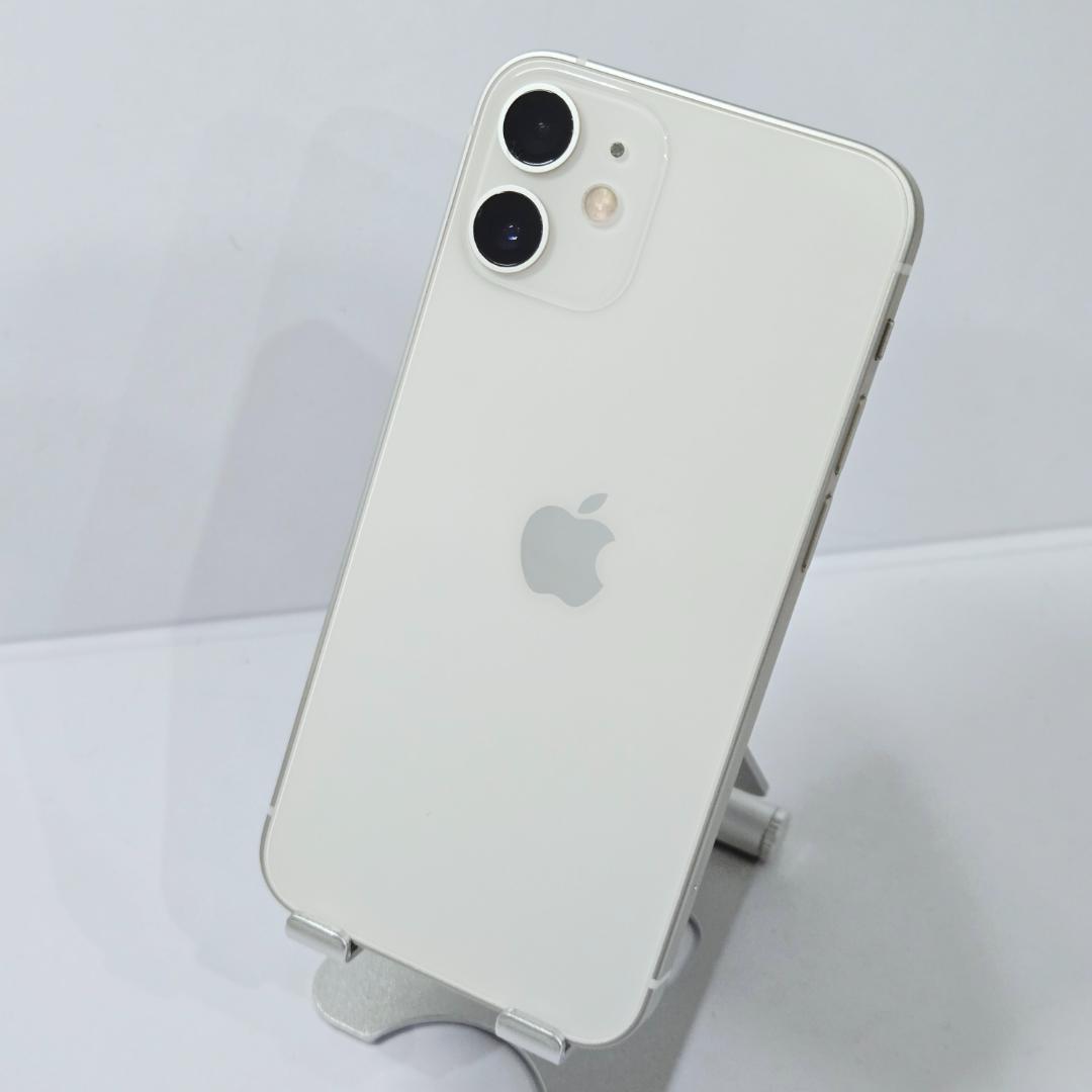 09 iPhone12mini ホワイト SIMフリー 128GB 美品
