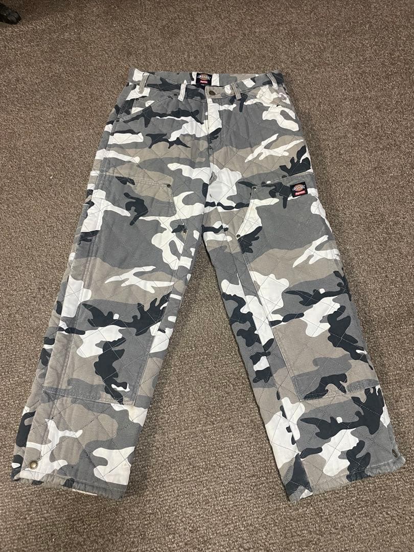 【年始限定値下げ】supreme×Dickies ダブルニー　32 シュプリーム