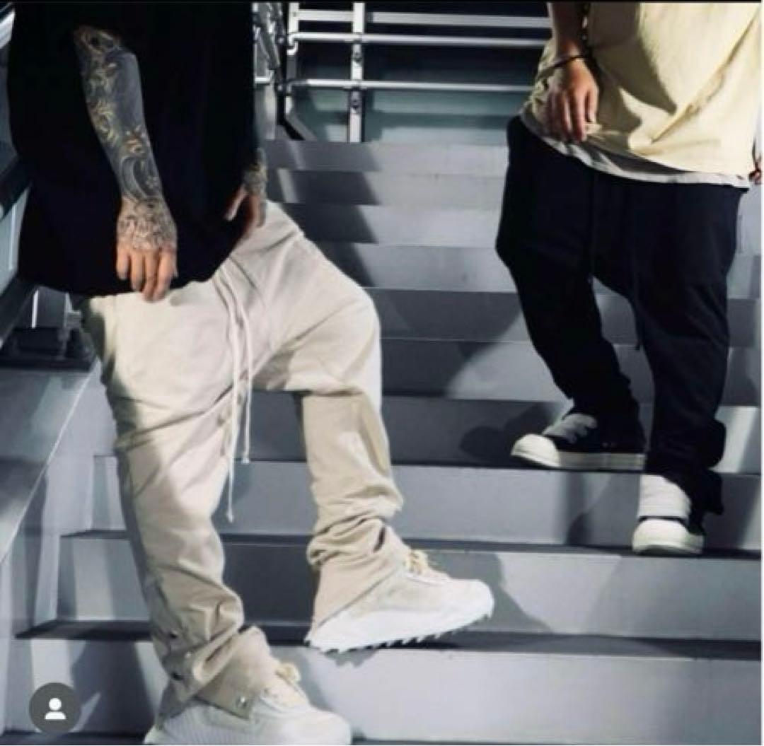 S美品　indepict ラウンジパンツ　ライトグレー　L サルエル