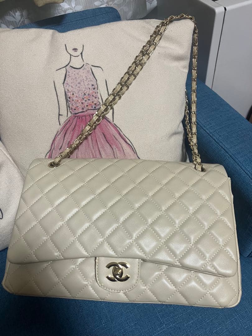 CHANEL デカ　マトラッセ　30cm ゴールド　ショルダー　ノベルティ