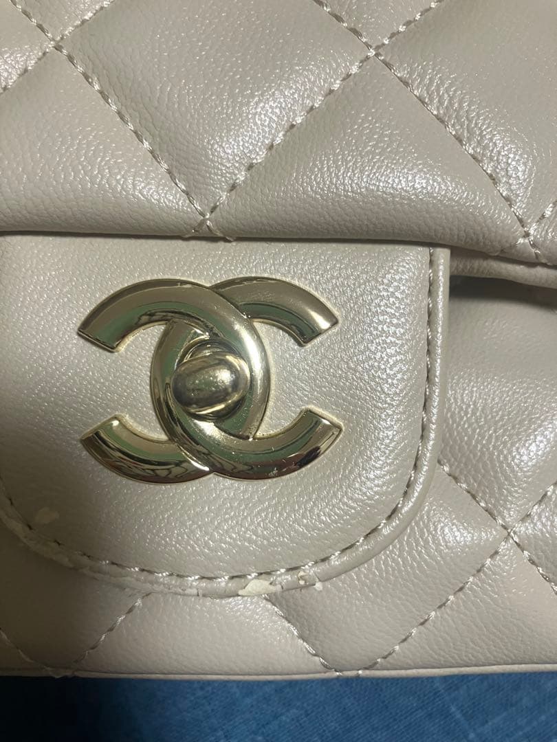 CHANEL デカ　マトラッセ　30cm ゴールド　ショルダー　ノベルティ