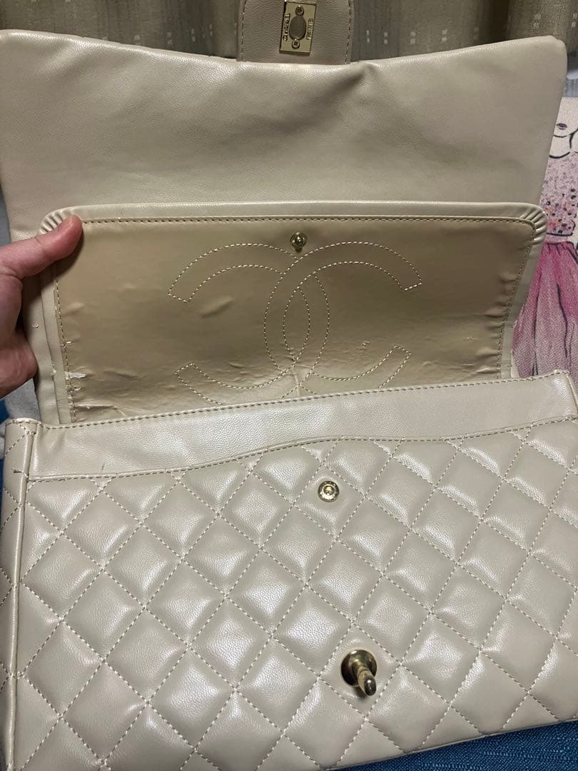 CHANEL デカ　マトラッセ　30cm ゴールド　ショルダー　ノベルティ