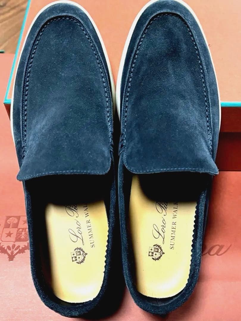 【完売品】ロロピアーナ　サマーウォーク26cm 41サイズ　モカシン