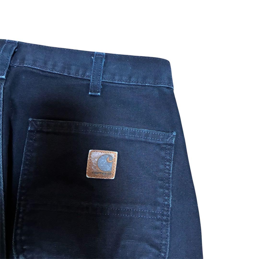 パンツ 00s carhartt black painter pants