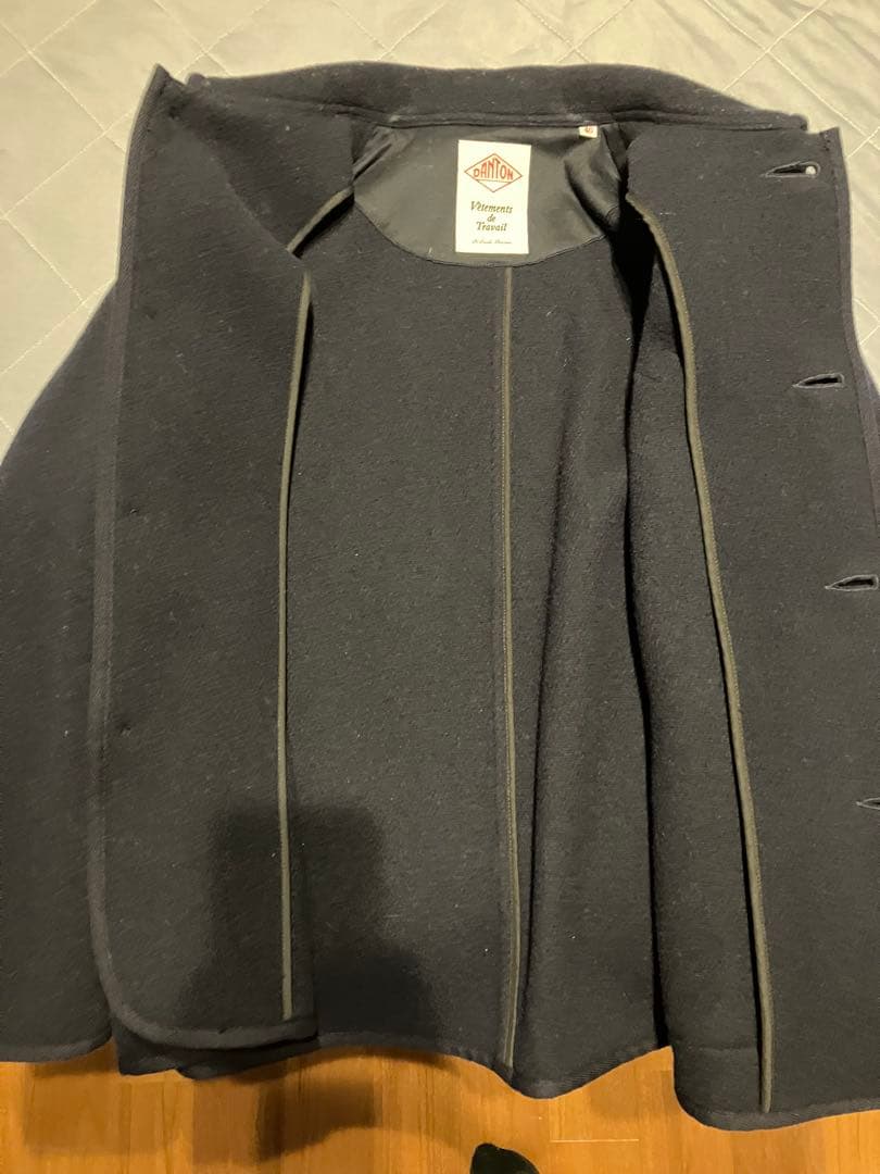 ジャケット・アウター DANTON WOOL LIGHT PILE COVERALLS JACKET