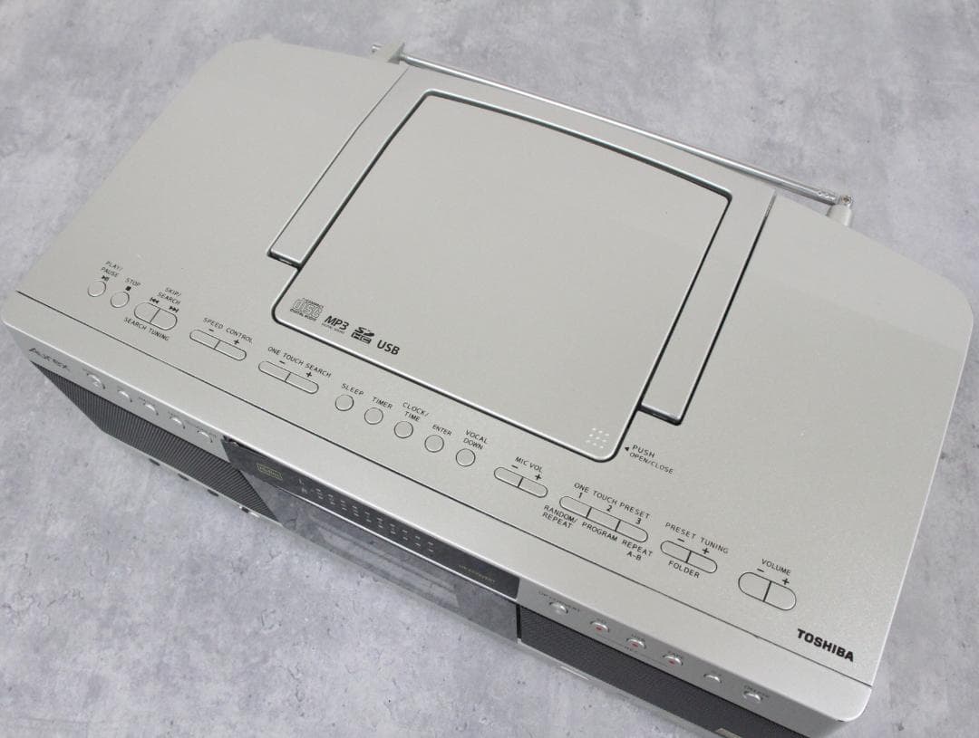 Ψ▲東芝 Aurex ハイレゾ対応 SD/USB/CDラジカセ TY-AK
