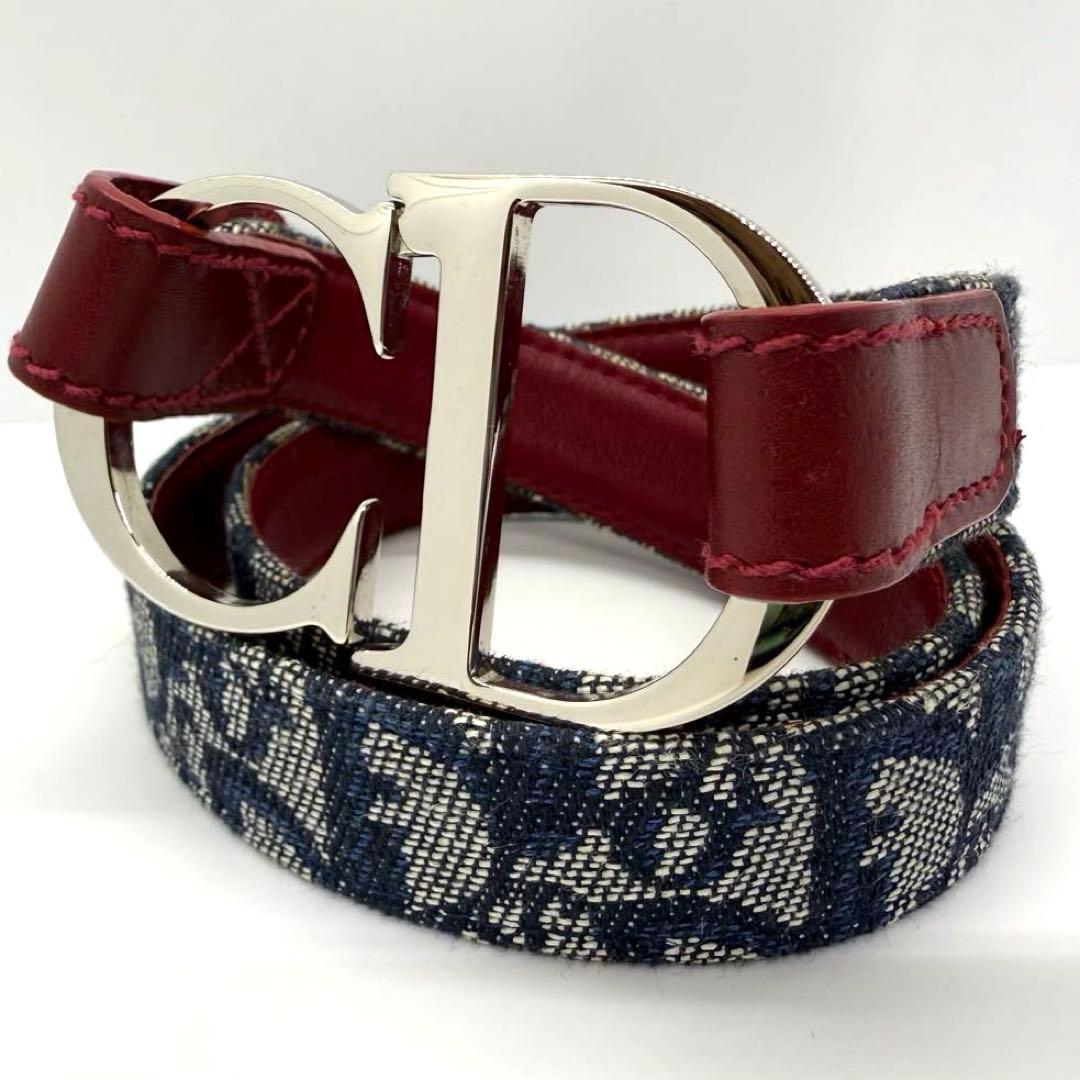 Christian Dior ディオール CDロゴ トロッター柄 ベルト