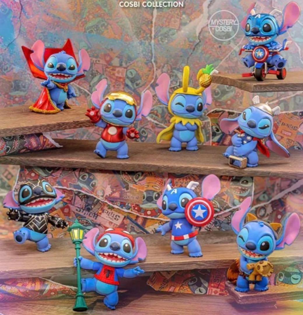 8種セット ホットトイズ スティッチ マーベル フィギュア 未開封