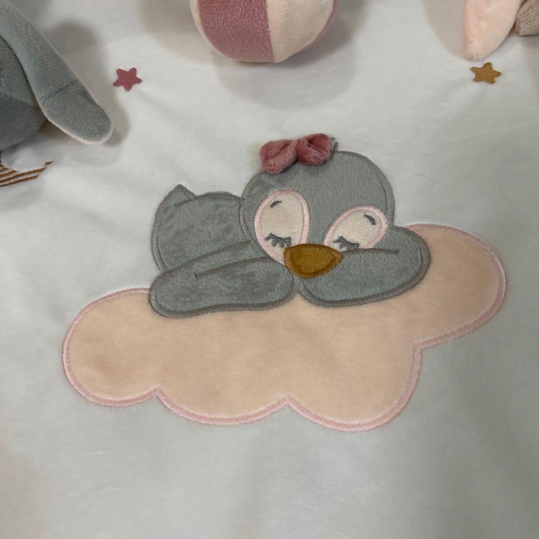 《美品》プレイマット＆プレイジム｜Nattou（ナチュー） ピンク