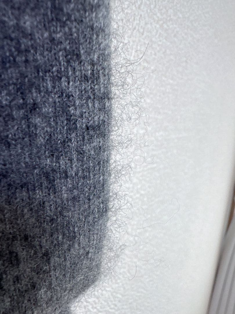 【極上肌触り】100％カシミヤ レギンス 炭グレー L 新品