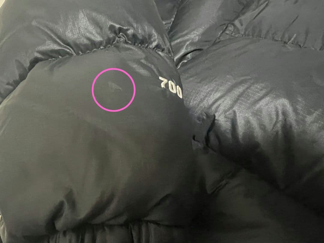 THE NORTH FACE ブラックダウンジャケットＭ メンズ