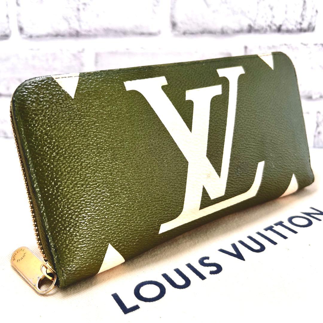 【美品】ルイヴィトン モノグラムジャイアント ジッピーウォレット M67549