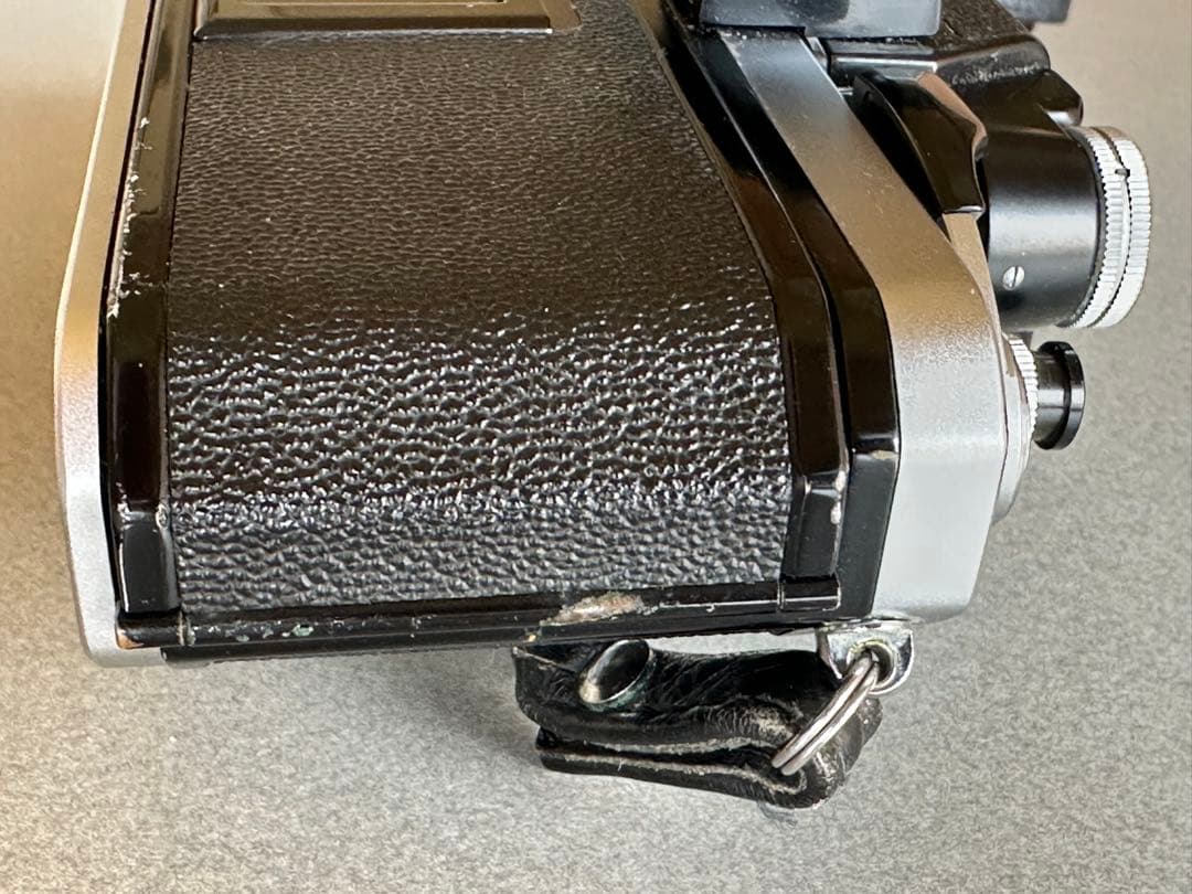 Nikon F2 Photomic 55mm F1.2、説明書、牛革製純正ケース