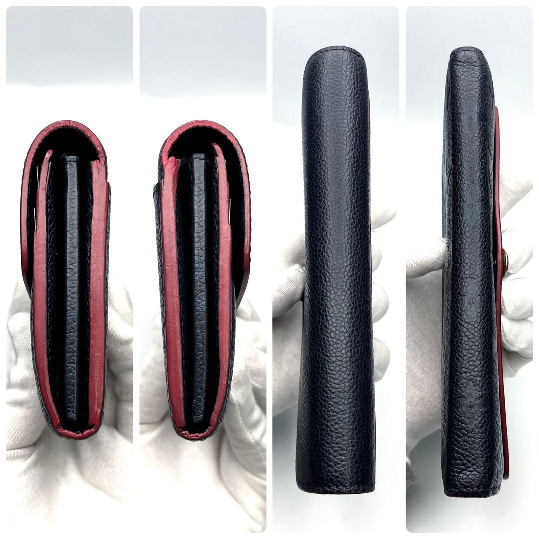 本日限定！ルイヴィトン ポルトフォイユ・サラ マリーヌルージュ正規保証Z430