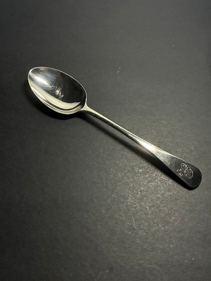 英国アンティーク 1810年 ジョージアン 純銀 ティースプーン ロンドン製