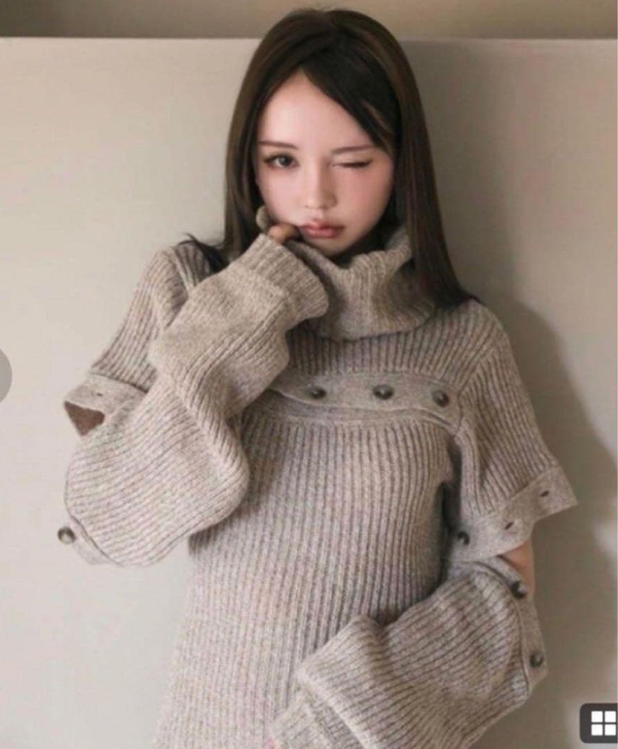 【送料込み】andmary シエナニットミニドレス アンドマリー