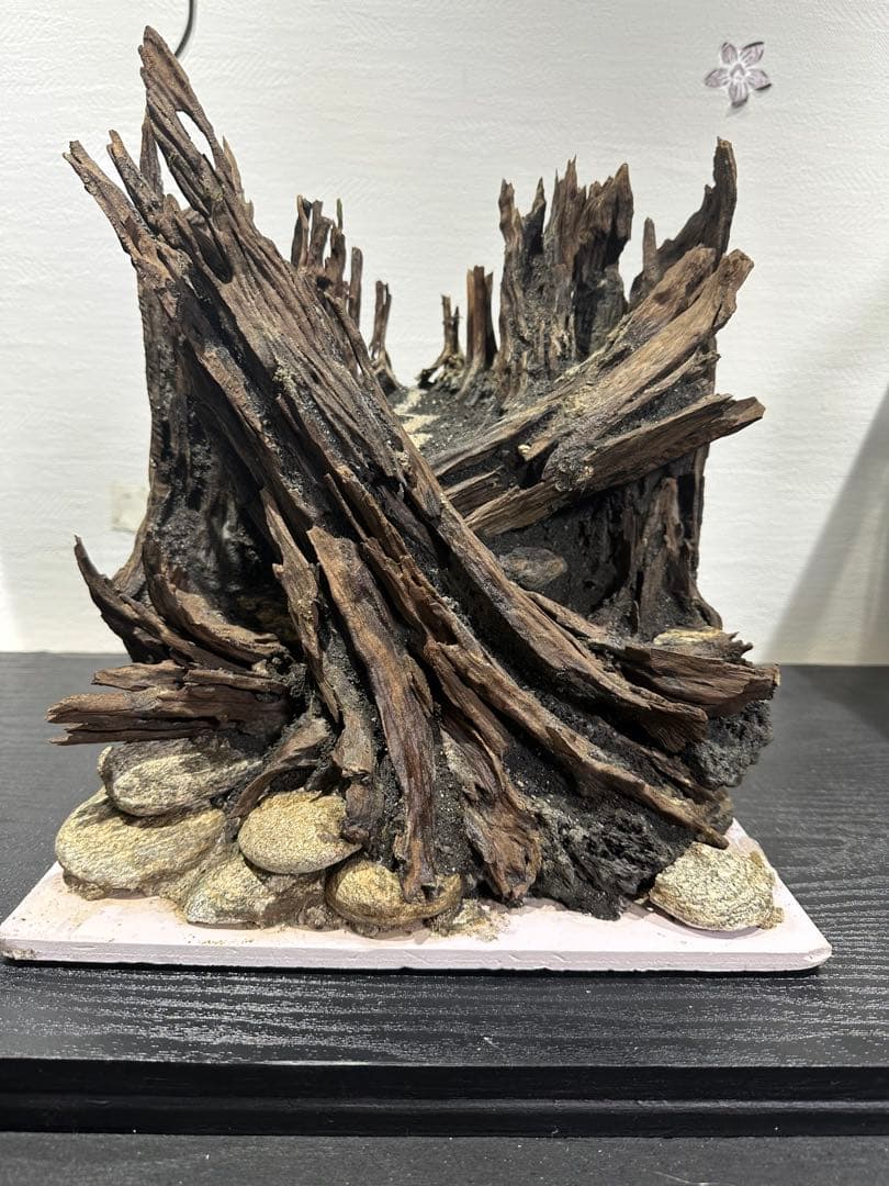 水槽用流木と石のレイアウト用品