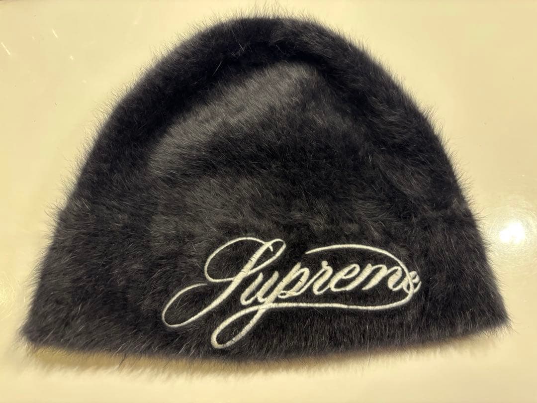 supreme KANGOL コラボ　黒 ビーニー