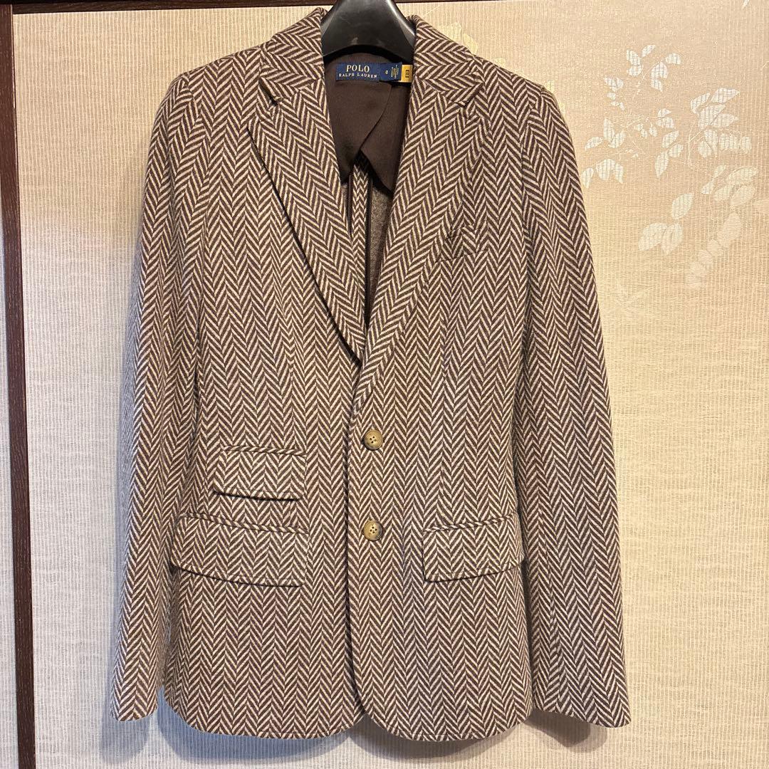 ポロラルフローレン ヘリンボーン テーラードジャケット