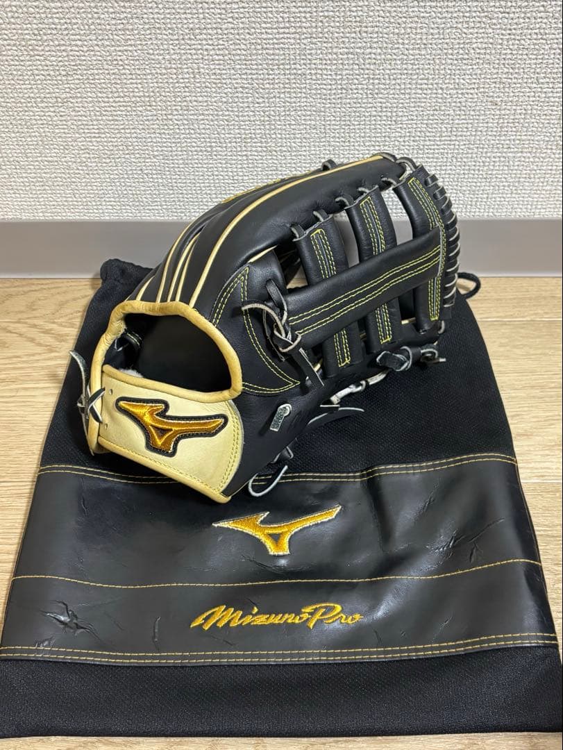 《オーダー》MizunoPro 軟式外野手用グローブ 波賀ジャパン