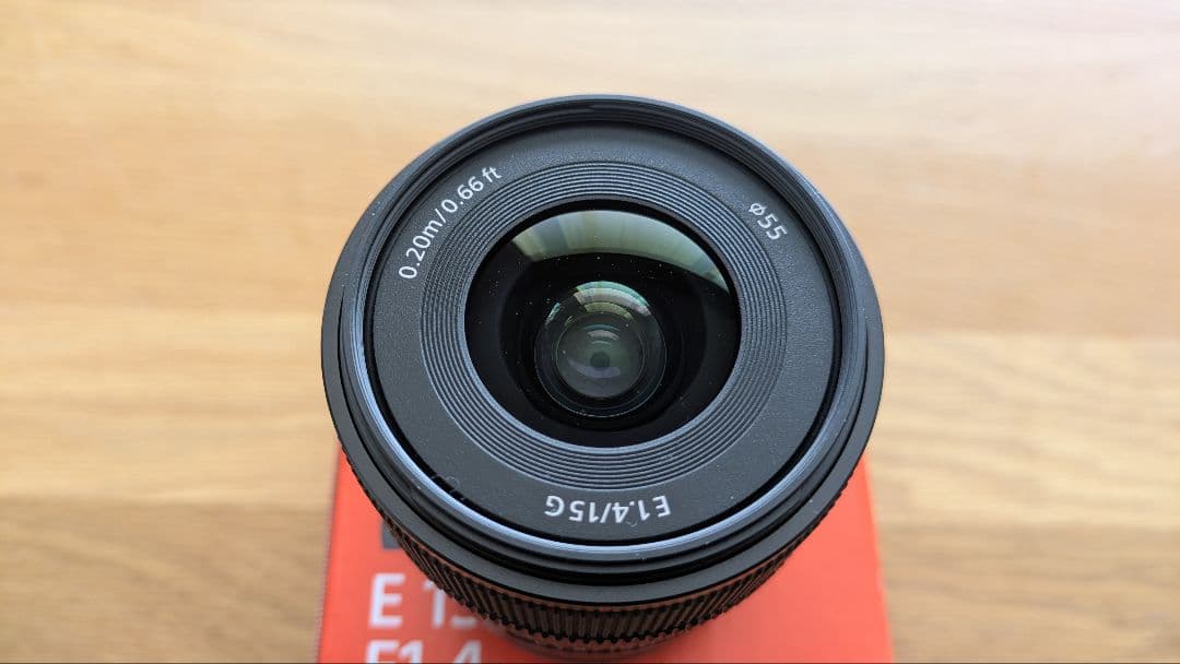 sony E 15mm F1.4 G SEL15F14G 単焦点レンズ