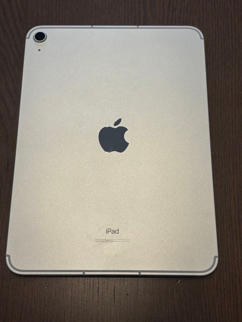 【美品】iPad 第10世代 Wi-Fi+セルラー 最大容量100% 64GB