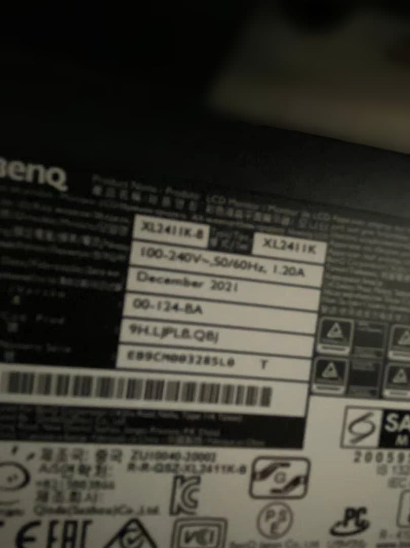 BenQ Zowie ゲーミングモニター XL2411K 24インチ 144Hz