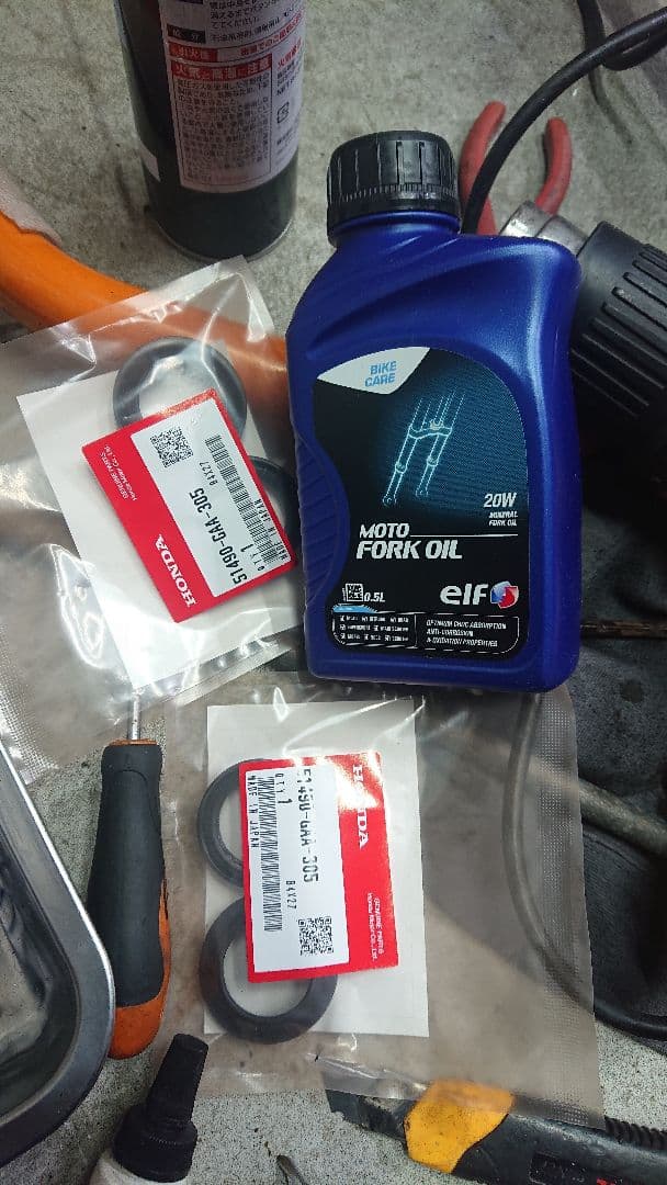 後期　NS-1 純正フロントフォーク　OH済