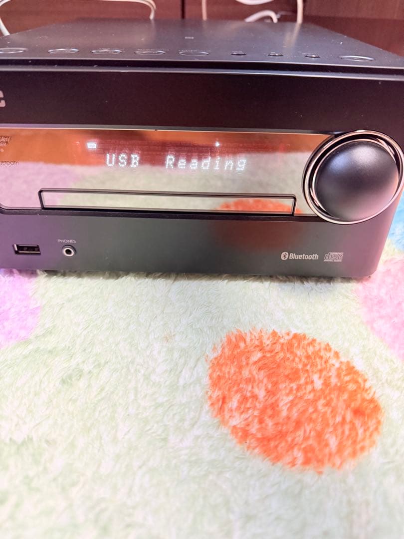 JVC ミニコンポ ウッドコーンスピーカー付き CA-EXS5 新古品