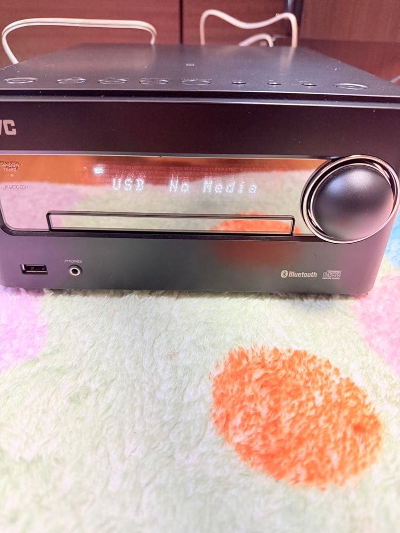 JVC ミニコンポ ウッドコーンスピーカー付き CA-EXS5 新古品