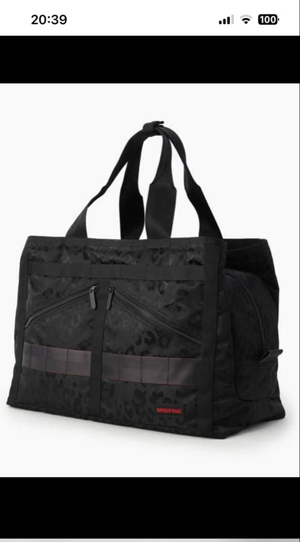 かなしかまん　ブリーフィング　美品ボストンバッグ