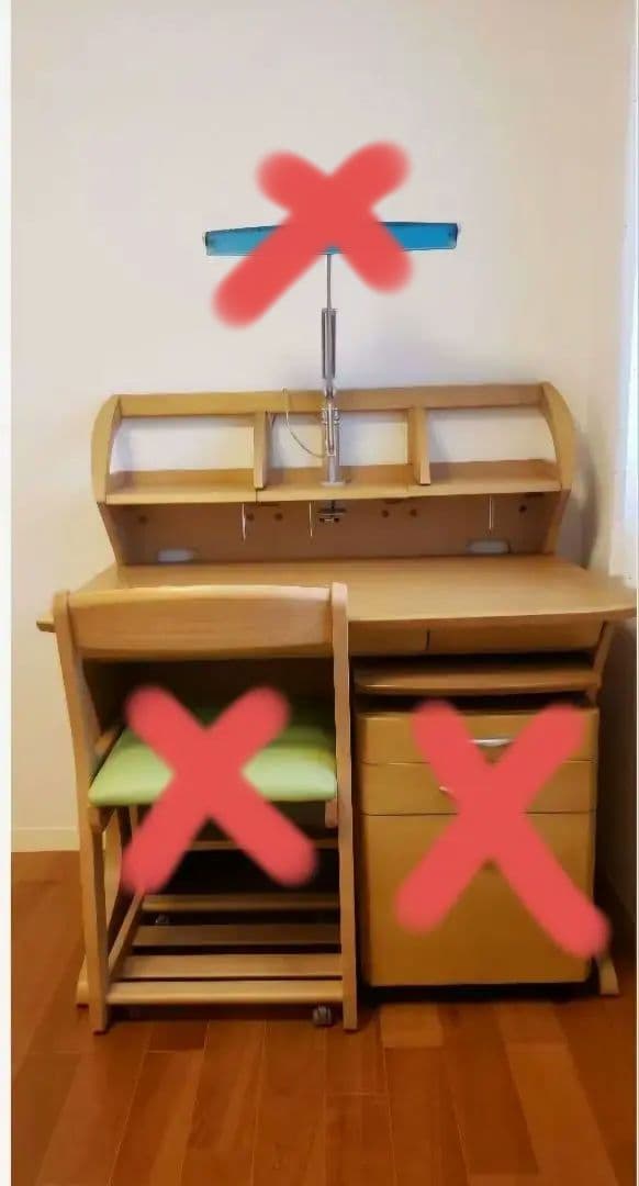 カリモク学習机　値下げ
