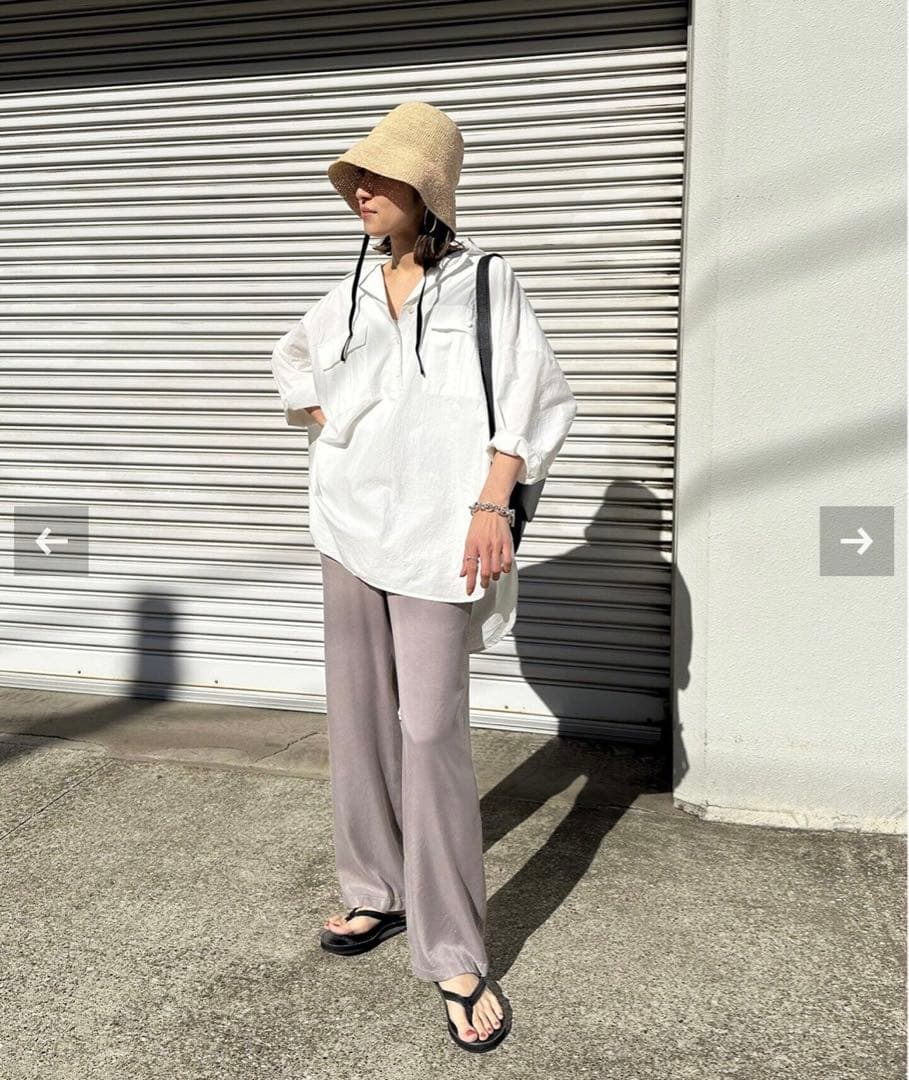 【FRAMeWORK】MAISON NH PARIS LEY -ラフィアハット