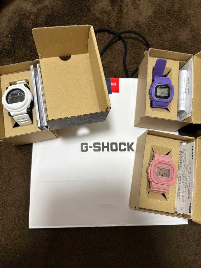 【新品・保証付】CASIO G-SHOCK 3点セット 福袋