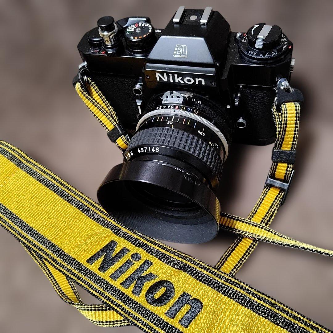 Nikon EL2 ブラックボディ/NIKKOR 28ｍｍ 1：2.8