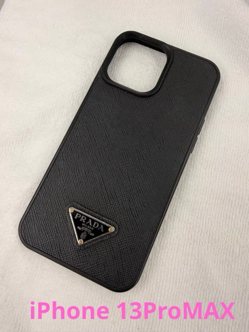 iPhone13ProMax PRADA ケース　プラダ　ハドラス付き